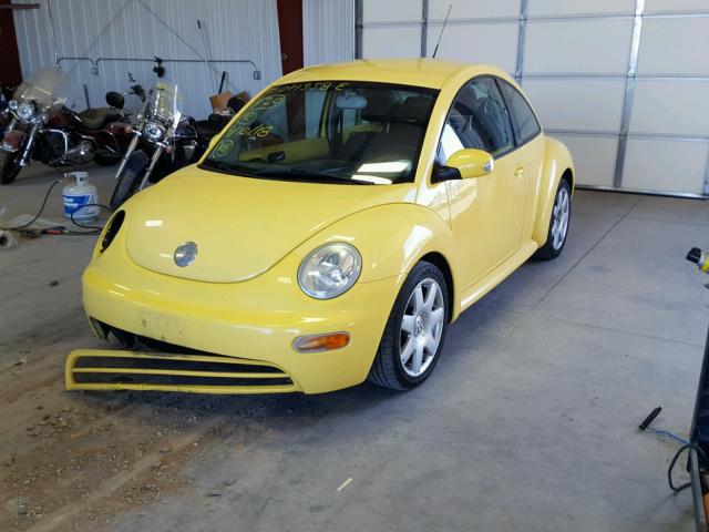 3VWBR31C04M413481 - 2004 VOLKSWAGEN NEW BEETLE 黄色 照片 2