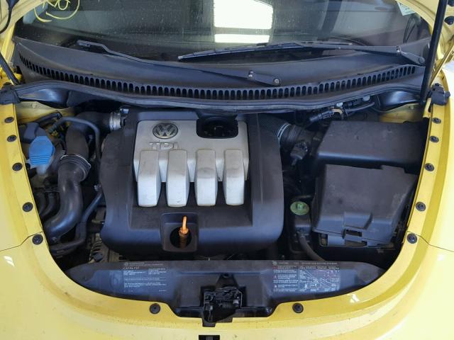 3VWBR31C04M413481 - 2004 VOLKSWAGEN NEW BEETLE 黄色 照片 7