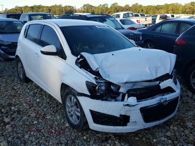 1G1JC6SH1E4197853 - 2014 CHEVROLET SONIC LT WHITE photo 1