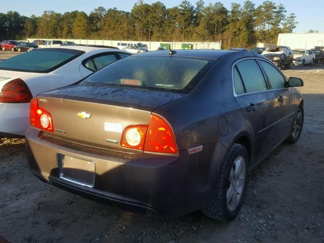 1G1ZA5E05AF226374 - 2010 CHEVROLET MALIBU LS GRAY photo 4