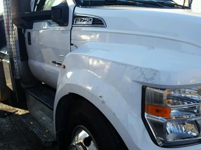 1FDWF7DX0GDA05304 - 2016 FORD F750 SUPER WHITE photo 10