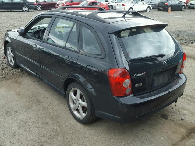 JM1BJ245221525999 - 2002 MAZDA PROTEGE PR BLACK photo 3