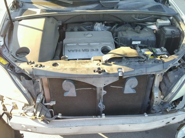 JTJGA31U460060688 - 2006 LEXUS RX 330 SILVER photo 7