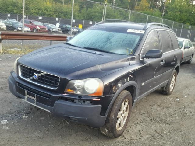 YV1CM59H141076165 - 2004 VOLVO XC90 BLACK photo 2