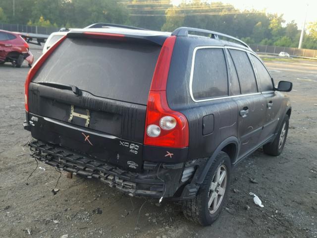 YV1CM59H141076165 - 2004 VOLVO XC90 BLACK photo 4