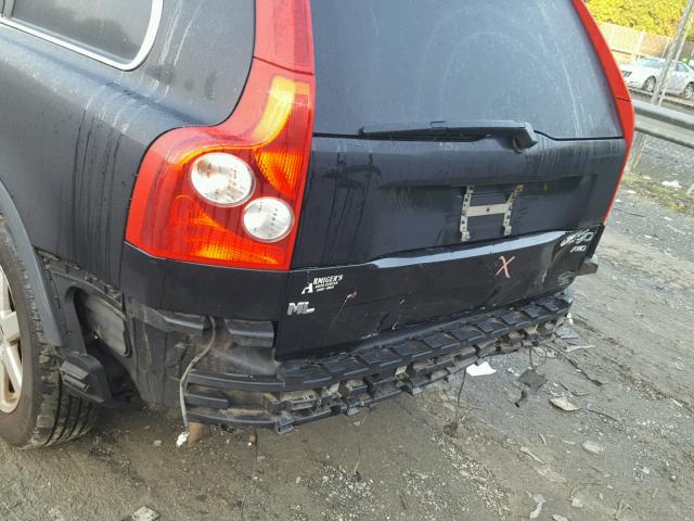 YV1CM59H141076165 - 2004 VOLVO XC90 BLACK photo 9