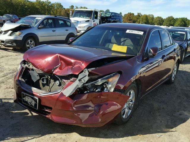 1HGCP2F46BA118230 - 2011 HONDA ACCORD LXP BURGUNDY photo 2