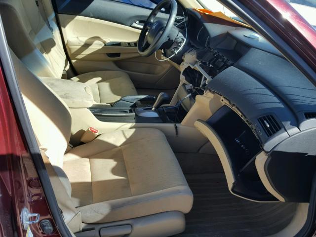 1HGCP2F46BA118230 - 2011 HONDA ACCORD LXP BURGUNDY photo 5