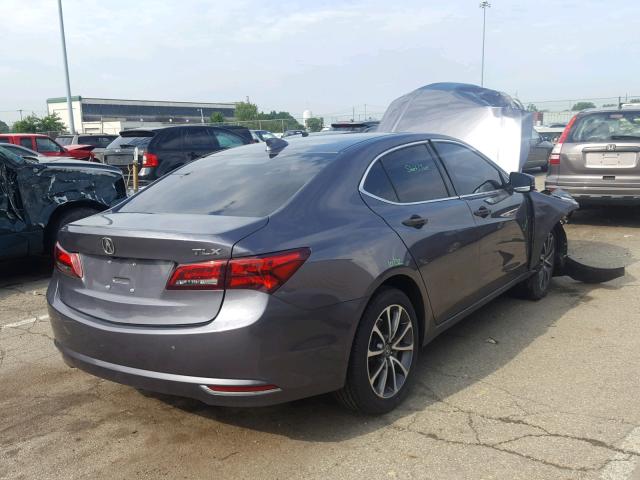 19UUB2F58HA003732 - 2017 ACURA TLX TECH GRAY photo 4