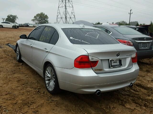 WBAVB73538P102327 - 2008 BMW 335 I SILVER photo 3