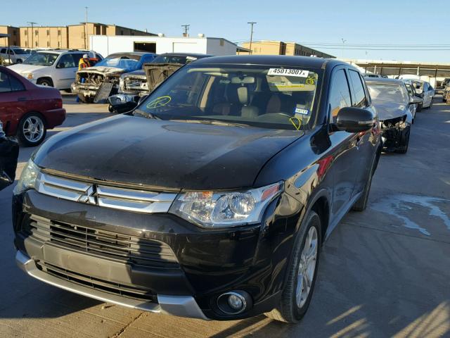 JA4AD3A36FZ003633 - 2015 MITSUBISHI OUTLANDER BLACK photo 2