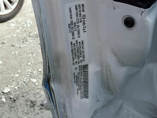 ZFBERFABXH6D64147 - 2017 RAM PROMASTER 白色 照片 10