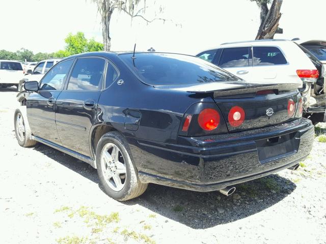 2G1WP551849276290 - 2004 CHEVROLET IMPALA SS BLACK photo 3