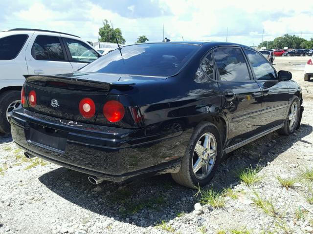 2G1WP551849276290 - 2004 CHEVROLET IMPALA SS BLACK photo 4