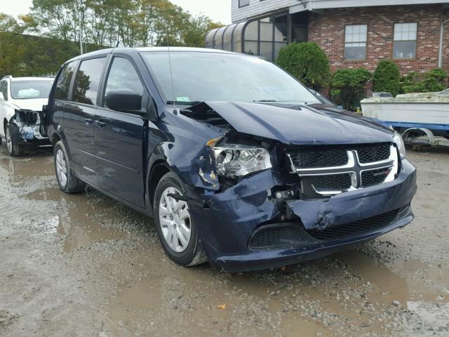 2C4RDGBG4ER190204 - 2014 DODGE GRAND CARA BLUE photo 1