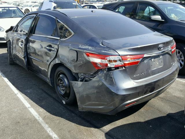 4T1BK1EB3FU184303 - 2015 TOYOTA AVALON XLE GRAY photo 3