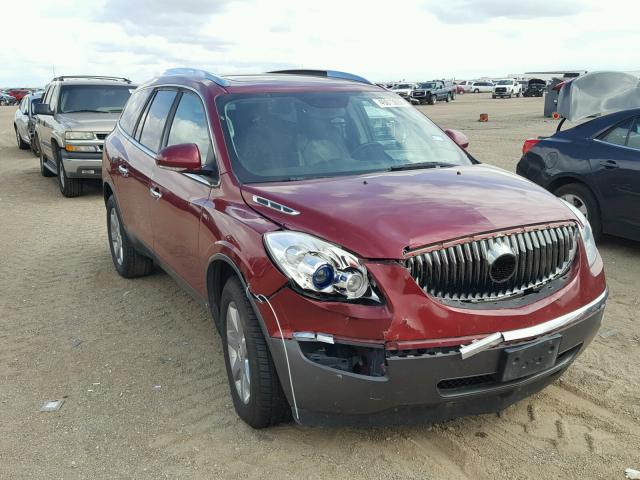 5GAER23768J275427 - 2008 BUICK ENCLAVE CX RED photo 1