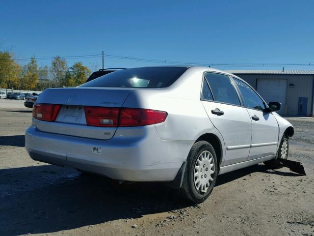 1HGCM56165A058678 - 2005 HONDA ACCORD DX SILVER photo 4