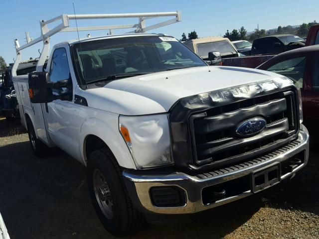 1FDBF2A6XEEA55924 - 2014 FORD F250 SUPER WHITE photo 1