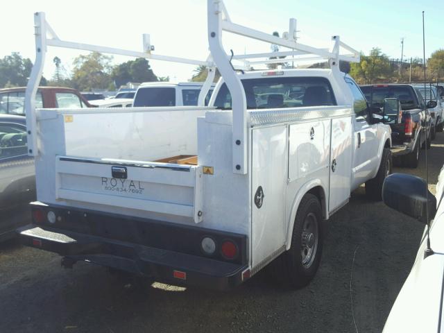 1FDBF2A6XEEA55924 - 2014 FORD F250 SUPER WHITE photo 4