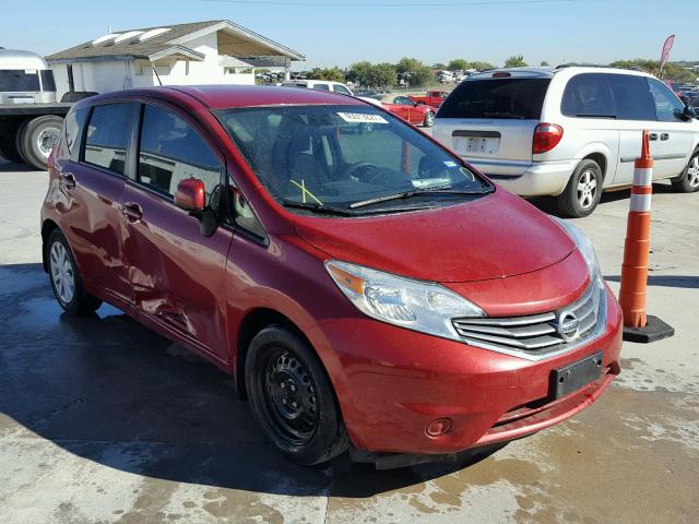 3N1CE2CPXEL423894 - 2014 NISSAN VERSA NOTE RED photo 1