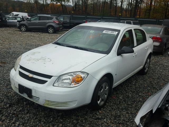 1G1AK55F467885479 - 2006 CHEVROLET COBALT WHITE photo 2