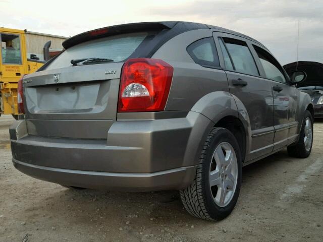 1B3HB48B28D685165 - 2008 DODGE CALIBER SX GOLD photo 4