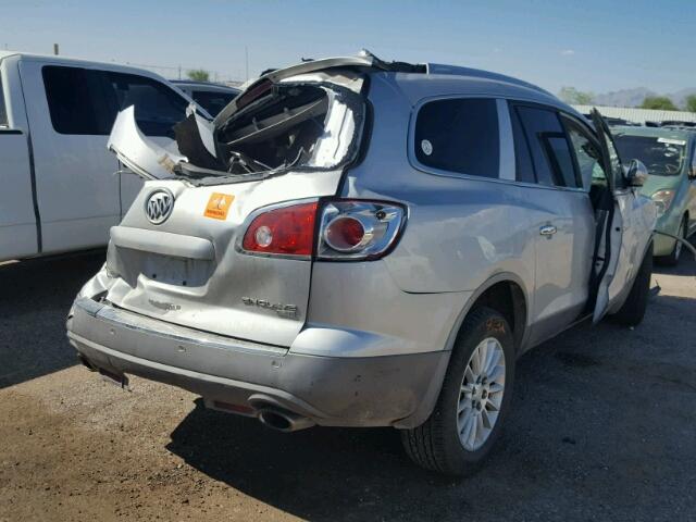 5GALRBED4AJ115661 - 2010 BUICK ENCLAVE CX SILVER photo 4