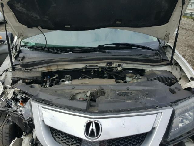 2HNYD2H59AH509398 - 2010 ACURA MDX ADVANC WHITE photo 7