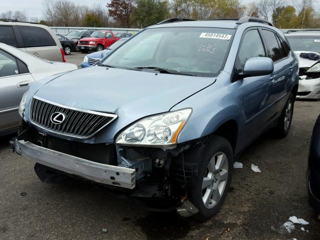 2T2HA31U25C060583 - 2005 LEXUS RX BLUE photo 2