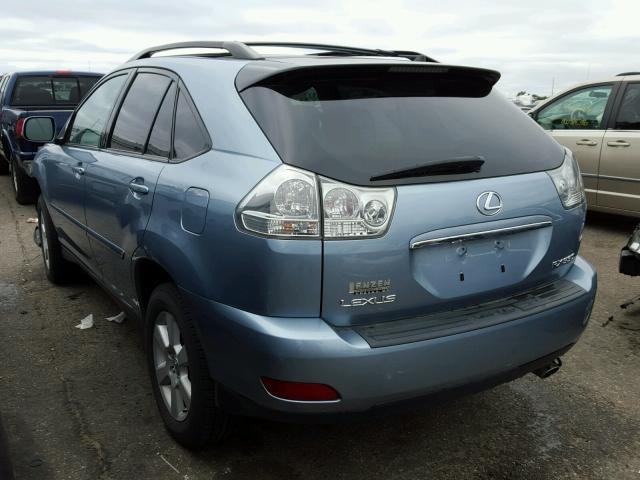 2T2HA31U25C060583 - 2005 LEXUS RX BLUE photo 3