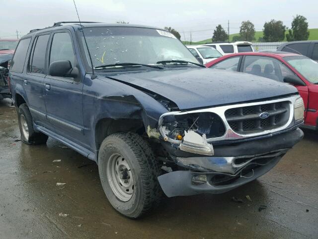 1FMZU32E7WZB01560 - 1998 FORD EXPLORER BLUE photo 1