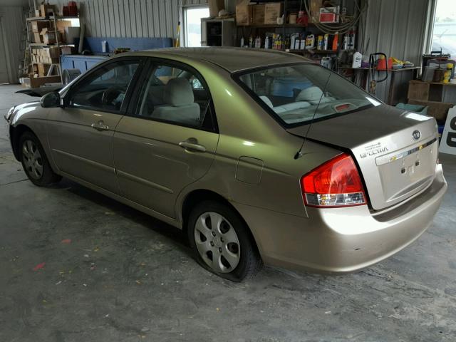 KNAFE121185494212 - 2008 KIA SPECTRA EX GOLD photo 3