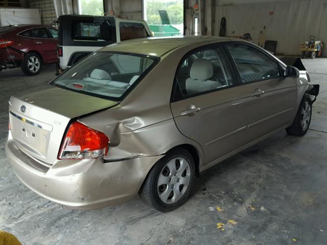 KNAFE121185494212 - 2008 KIA SPECTRA EX GOLD photo 4