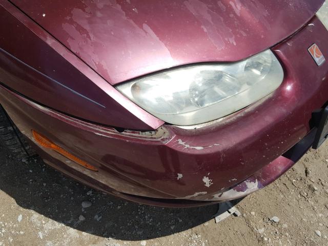 1G8ZY147X2Z230697 - 2002 SATURN SC2 MAROON photo 9
