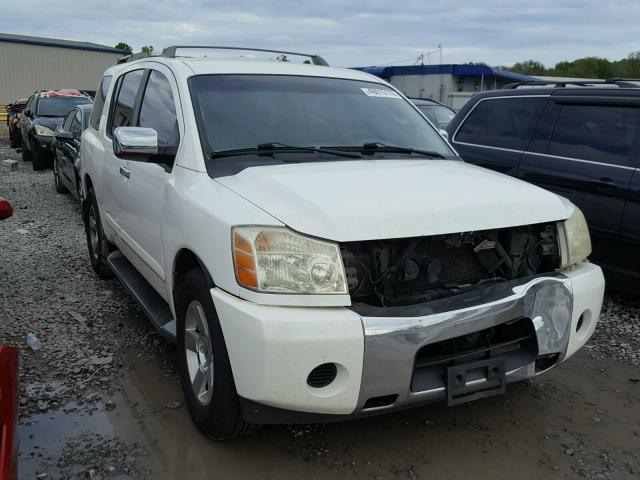 5N1AA08A54N725080 - 2004 NISSAN ARMADA SE WHITE photo 1