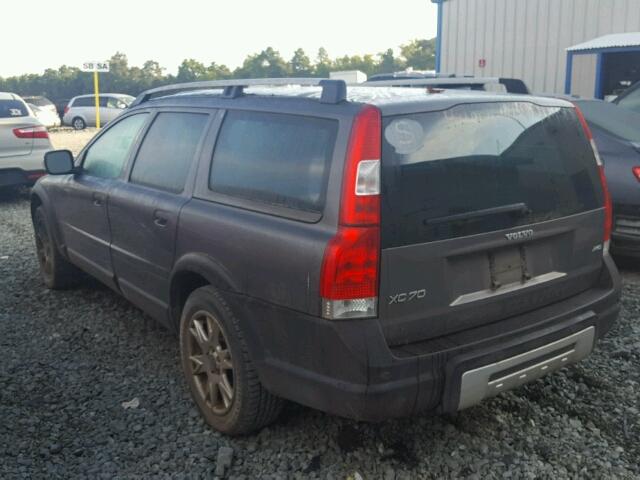 YV4SZ592X71267292 - 2007 VOLVO XC70 CHARCOAL photo 3