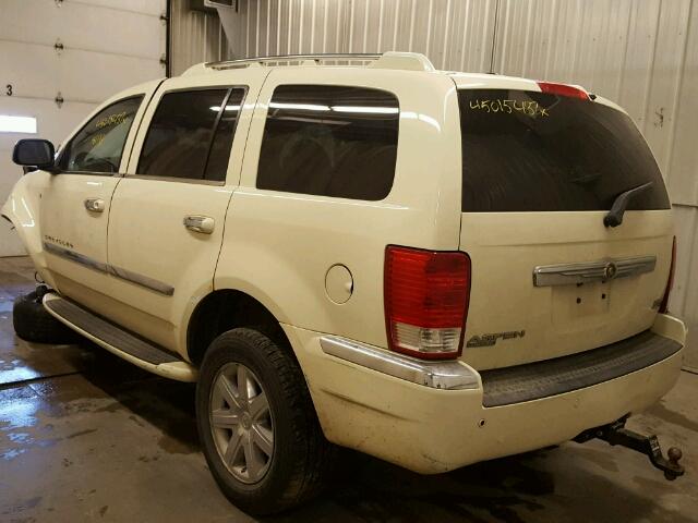 1A8HW582X8F143558 - 2008 CHRYSLER ASPEN 白色 照片 3