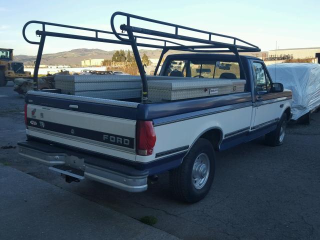 2FTHF25H9SCA01798 - 1995 FORD F250 TWO TONE photo 4