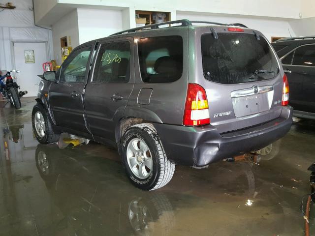 4F2YZ04113KM53189 - 2003 MAZDA TRIBUTE LX CHARCOAL photo 3