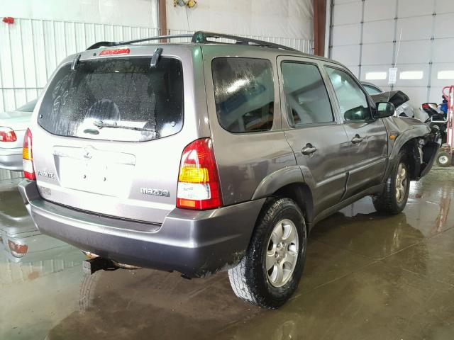 4F2YZ04113KM53189 - 2003 MAZDA TRIBUTE LX CHARCOAL photo 4