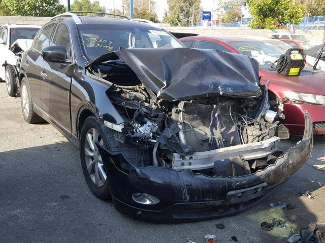 JNKAJ09E78M302324 - 2008 INFINITI EX35 BASE BLACK photo 1