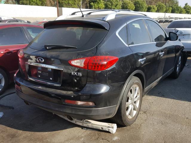 JNKAJ09E78M302324 - 2008 INFINITI EX35 BASE BLACK photo 4