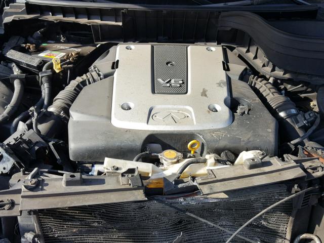 JNKAJ09E78M302324 - 2008 INFINITI EX35 BASE BLACK photo 7