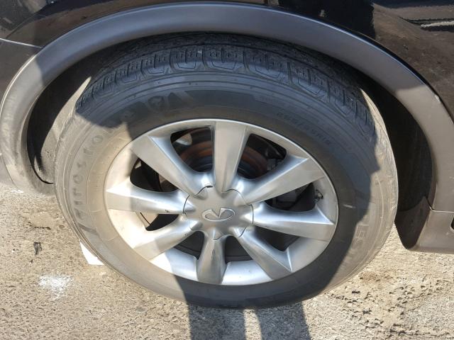 JNKAJ09E78M302324 - 2008 INFINITI EX35 BASE BLACK photo 9