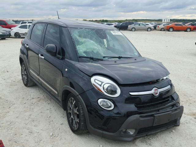 ZFBCFADH8EZ006703 - 2014 FIAT 500L TREKK BLACK photo 1