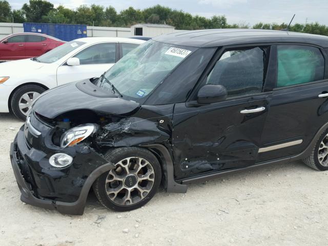 ZFBCFADH8EZ006703 - 2014 FIAT 500L TREKK BLACK photo 9