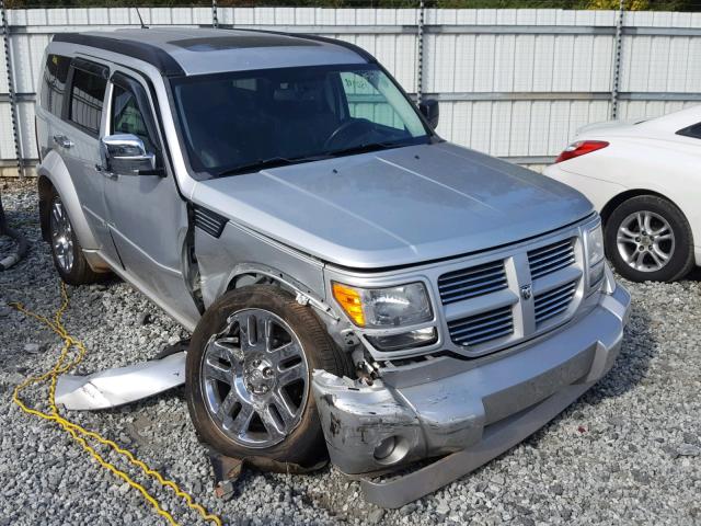 1D8GU58677W687950 - 2007 DODGE NITRO R/T SILVER photo 1