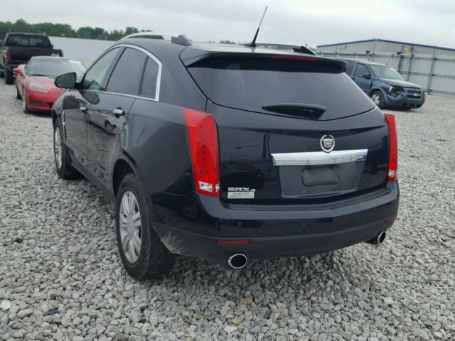 3GYFNDEY7AS595175 - 2010 CADILLAC SRX LUXURY BLACK photo 3