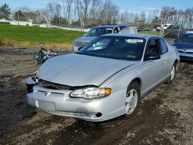 2G1WX12KX49126817 - 2004 CHEVROLET MONTE CARL SILVER photo 2